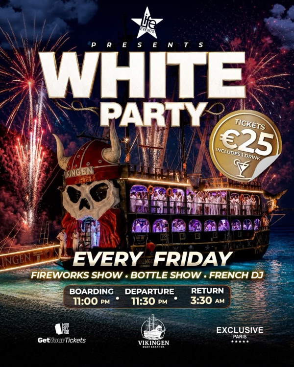 White Party - Boat Party Vikingen