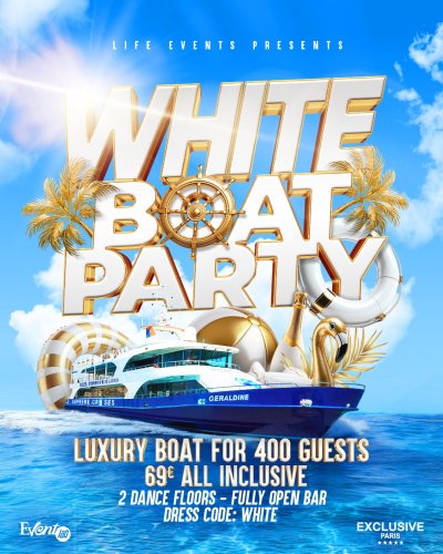 Mega Boat Party White Edition
